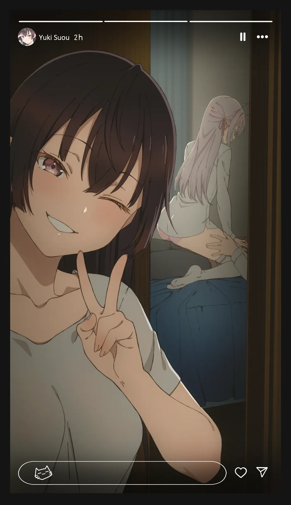 Yuki caught her brother and Alya