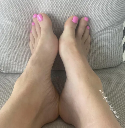 A fresh pedicure always makes me feel good