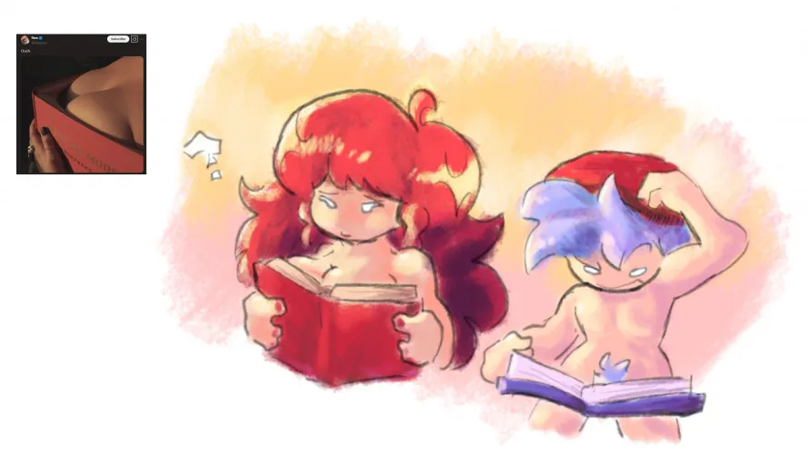 Bf and Gf reading books (dylanesg83)