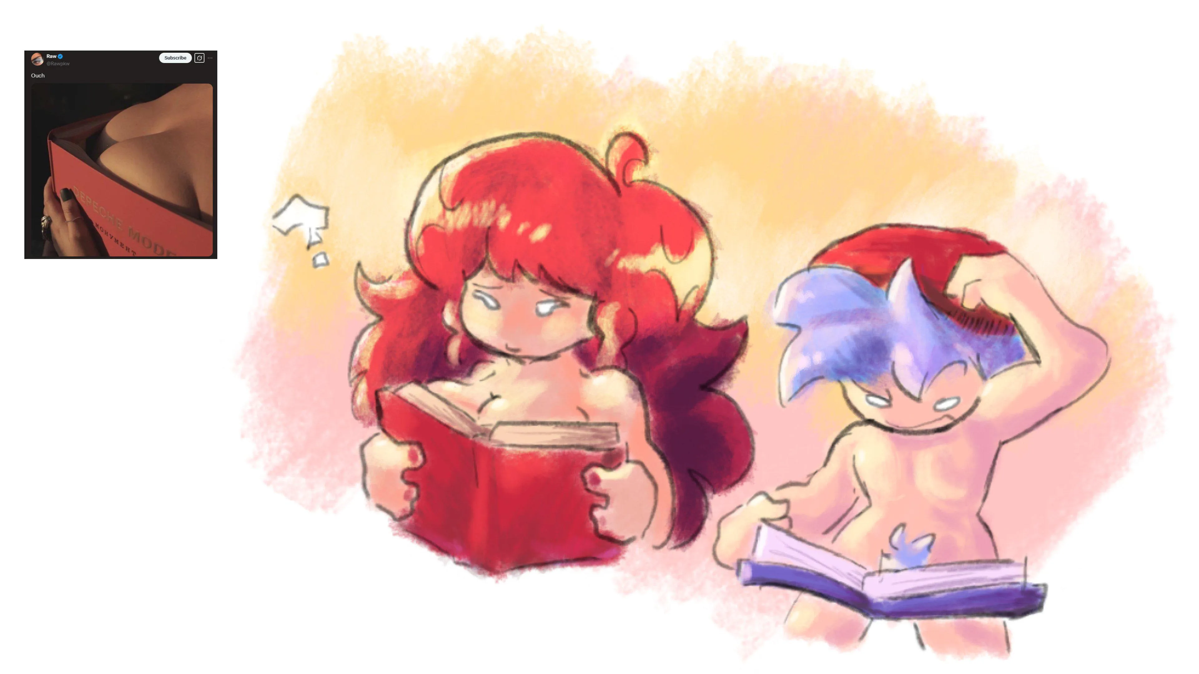 Bf and Gf reading books (dylanesg83)