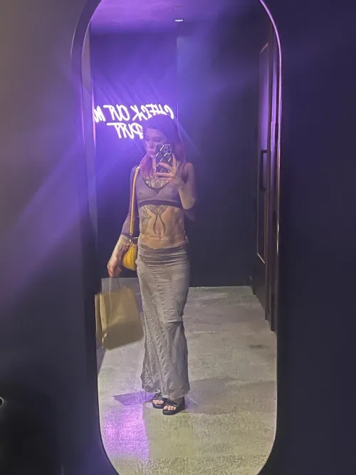 Busting out my belly chains after dinner