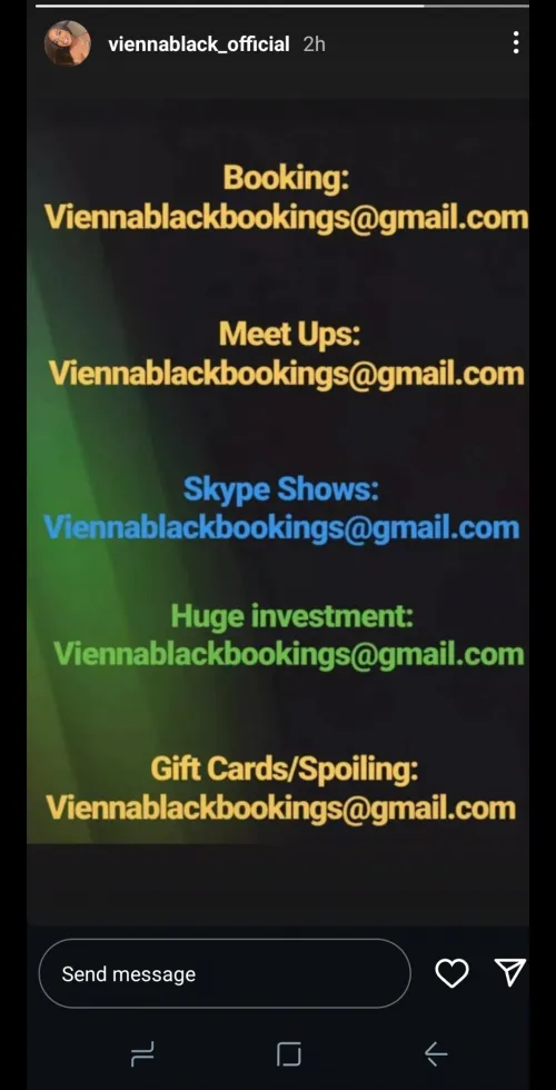 Does she even respond? Cause I she see post on her story many times