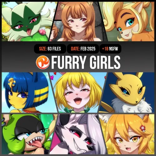 Furry girls pack is here! Exclusive for Supporters on Fanbox and Subscribestar