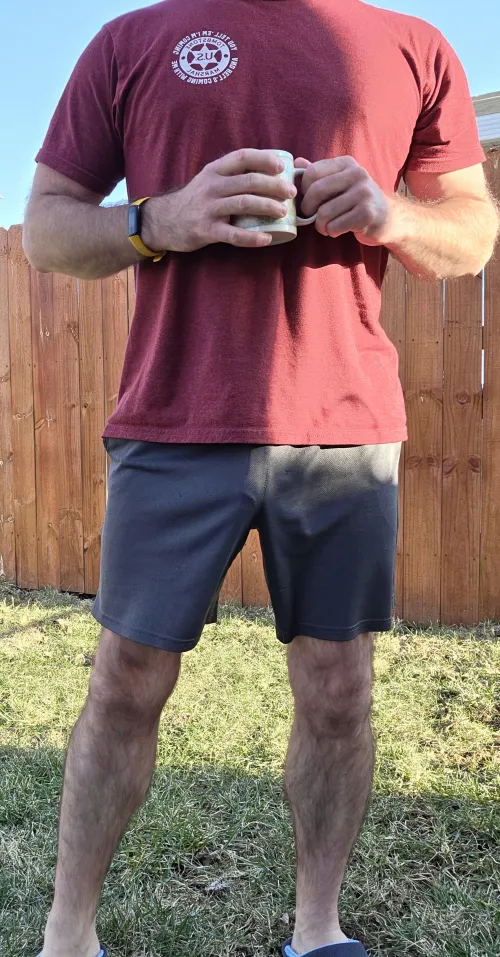 Join me for backyard coffee and conversation?