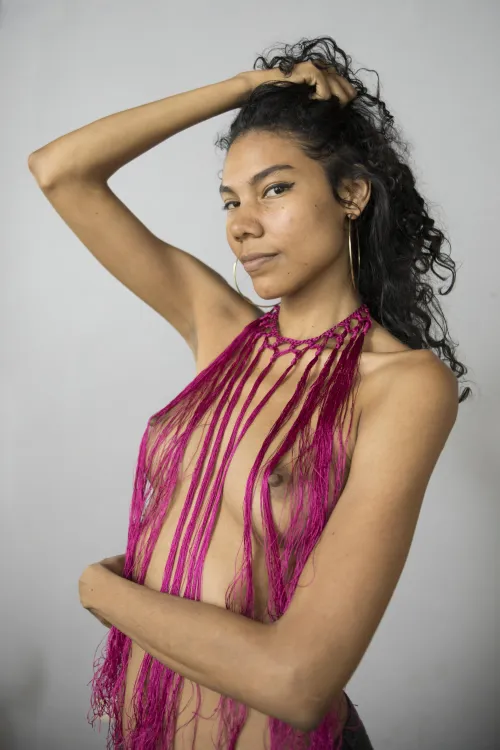 Just a Latina giving you something to admire.