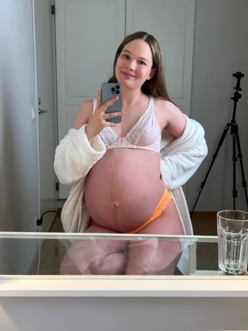 Me right before going to the labour hospital