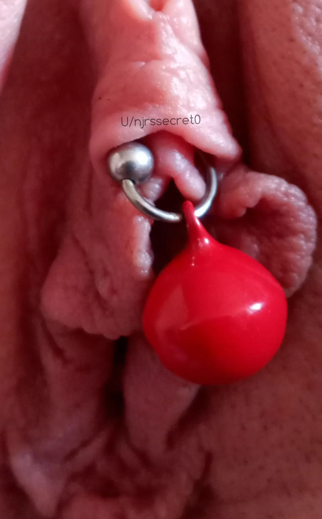 My actual clit piercing can literally jingle when I walk