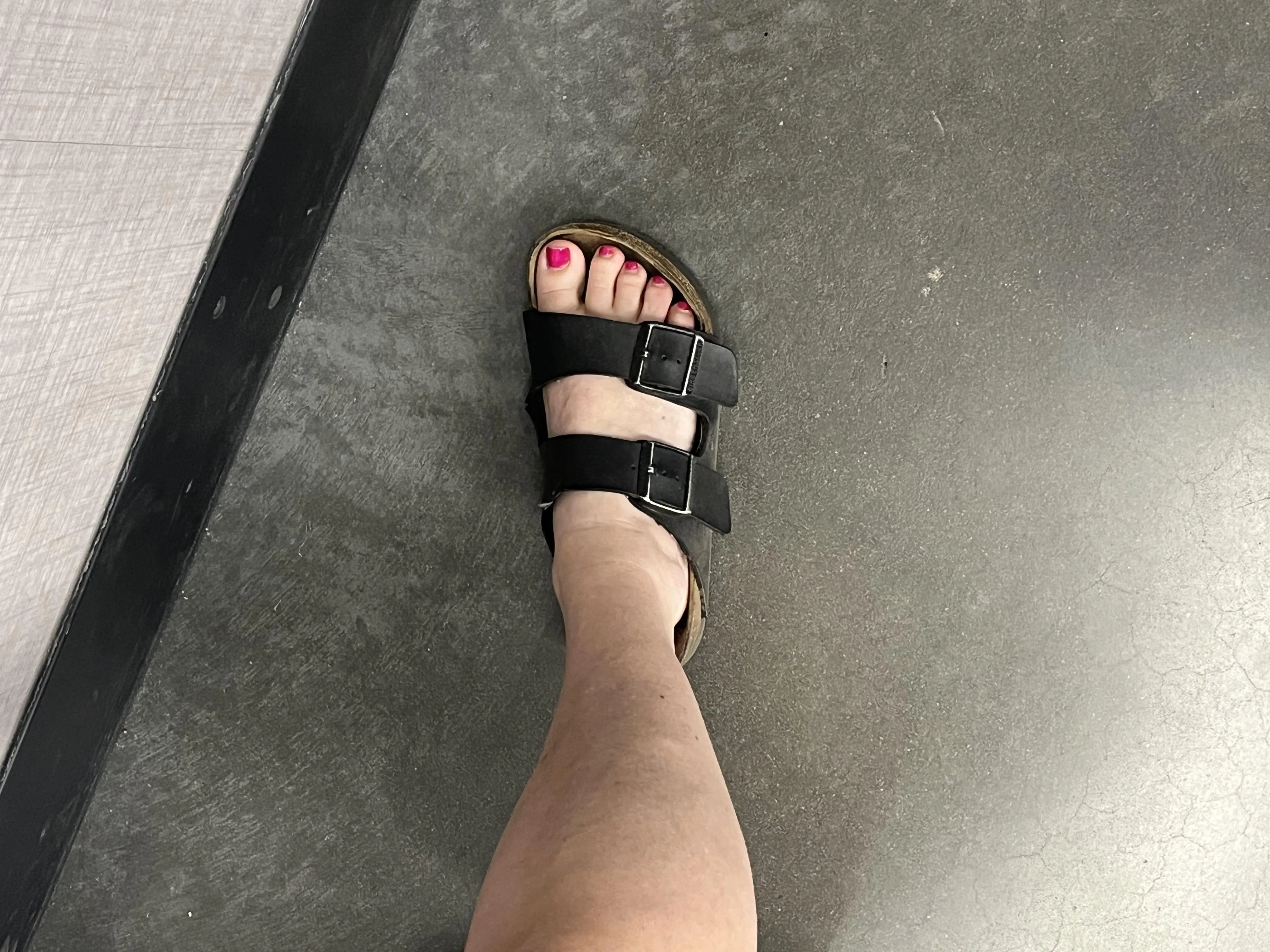 Out shopping for dinner - loving this weather