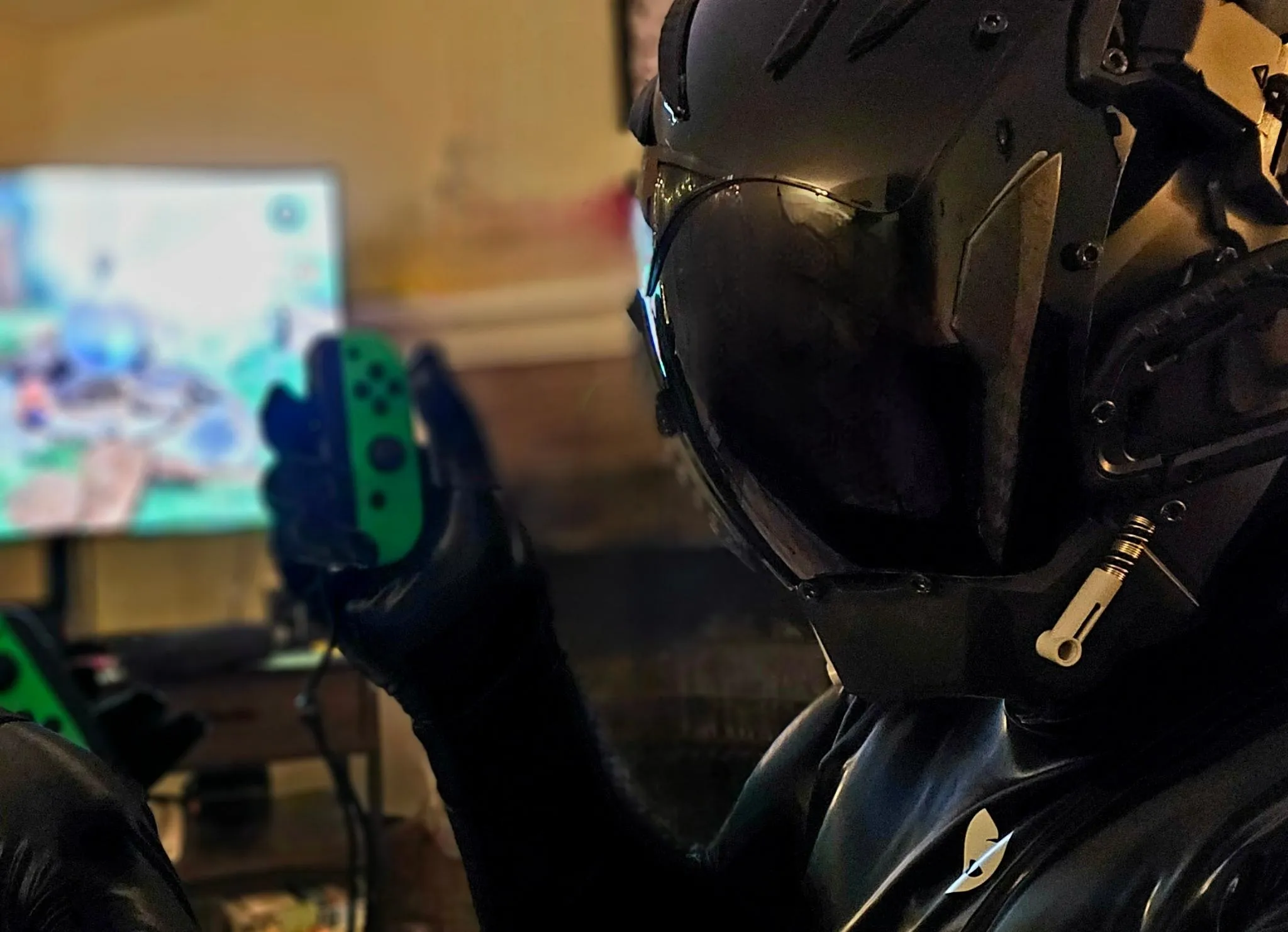 Sometimes, between following commands and programming sessions, Drone plays video games.