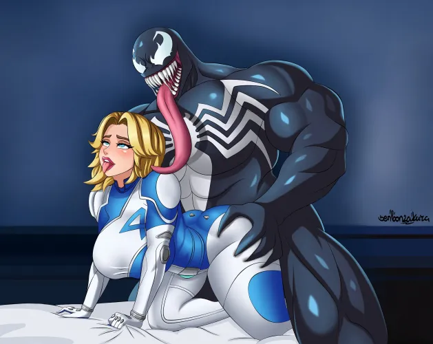 Sue Storm & Venom (SenbonzakuraArt) [Marvel Comics]