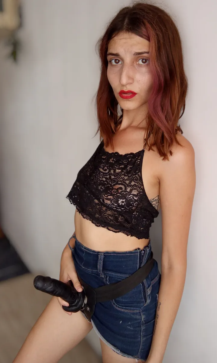 Dressed casually I make you want, with my domme clothes I will make your ass tremble for me