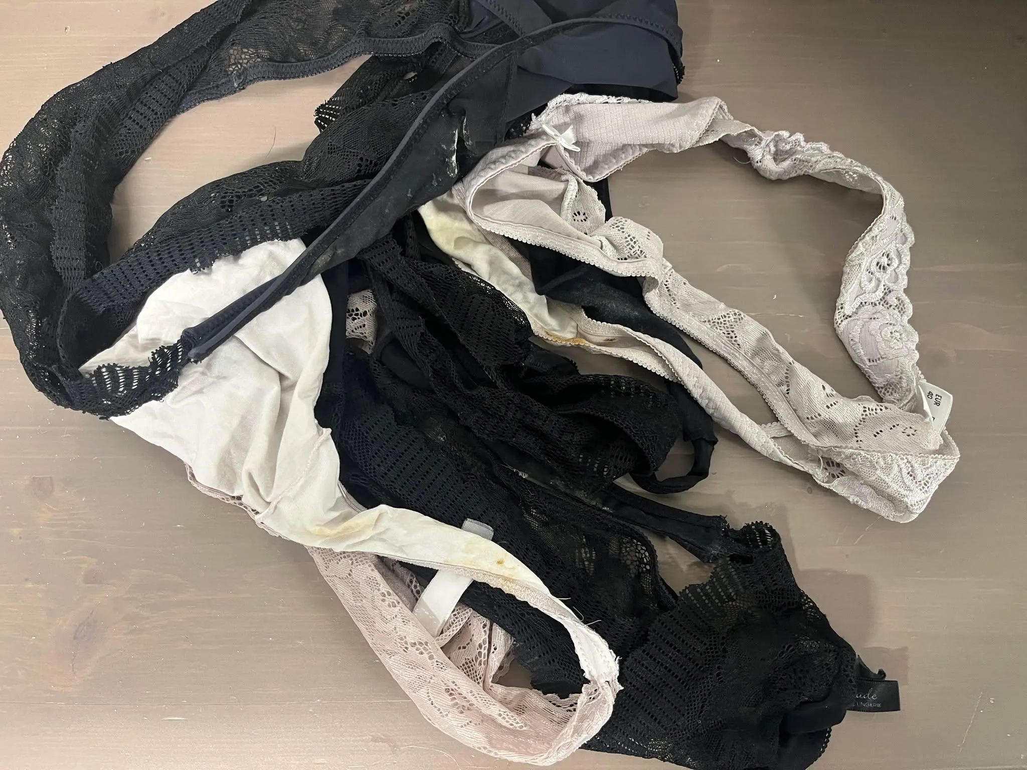F59 and F33. panties that have been used on hikes this week