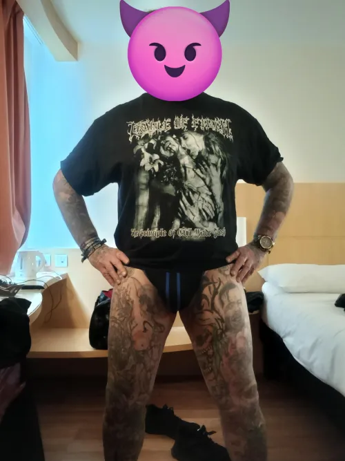 Getting readyto go out.