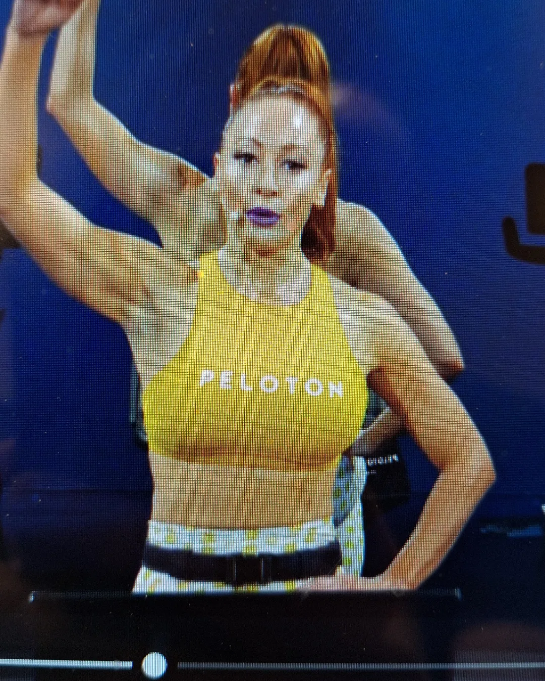 Jess King 20min Climb - 10/13/21 - stretching out that orange top