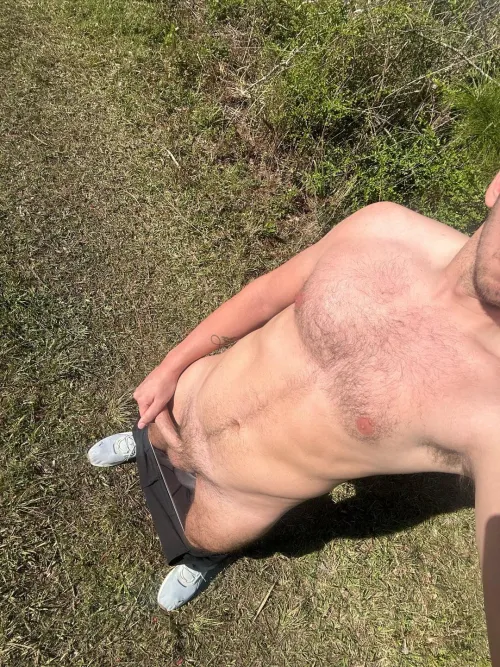 Just an otter getting some sun on a camping trip