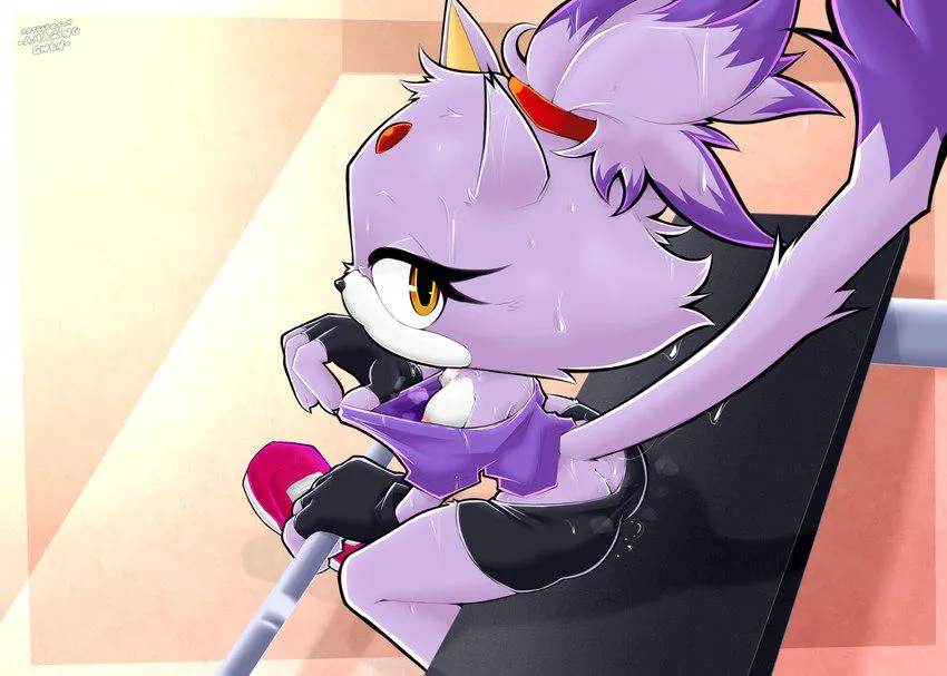 Meeting Blaze at the gym [F] (amazinggwen)