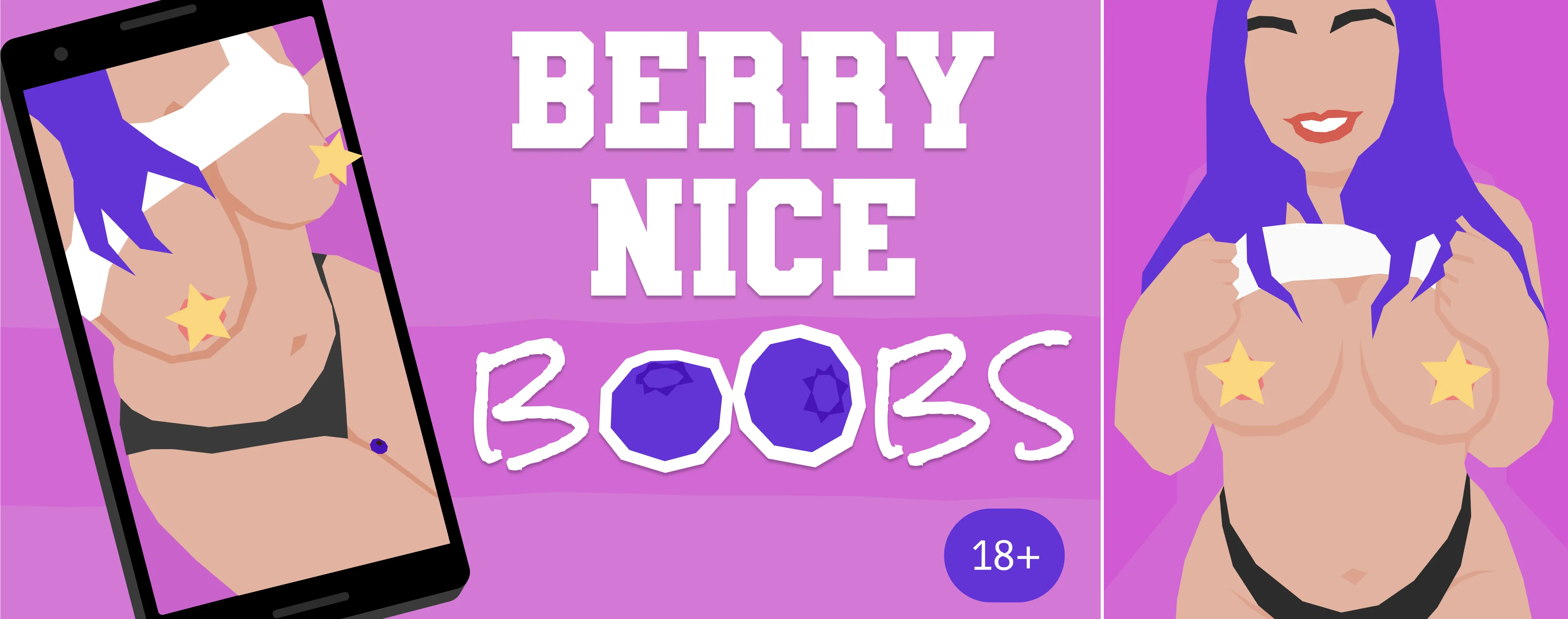 *NEW* - “Berry Nice Boobs” is a browser game where Ellie shows her tits