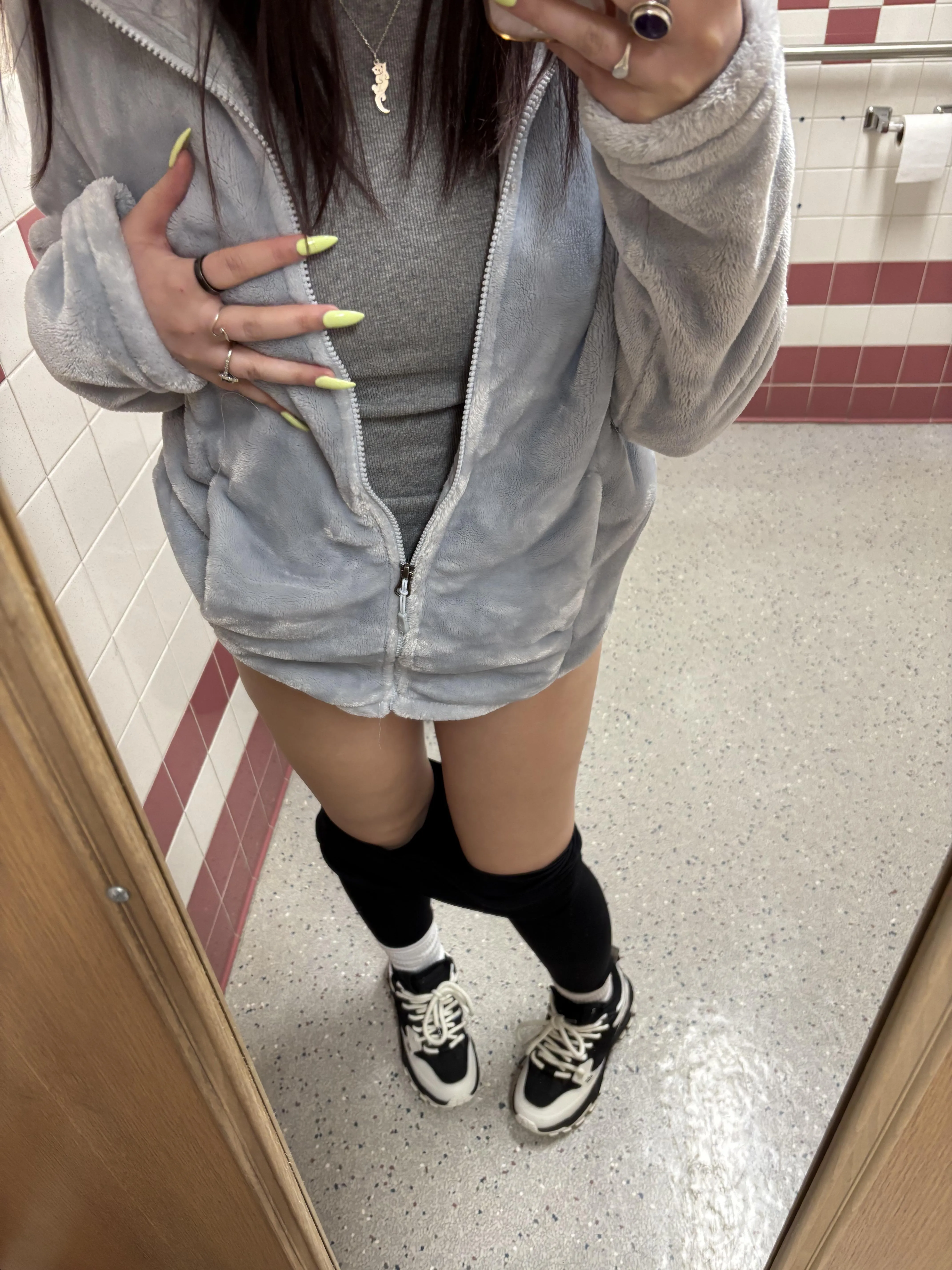 teacher OOTD - featuring my long nails