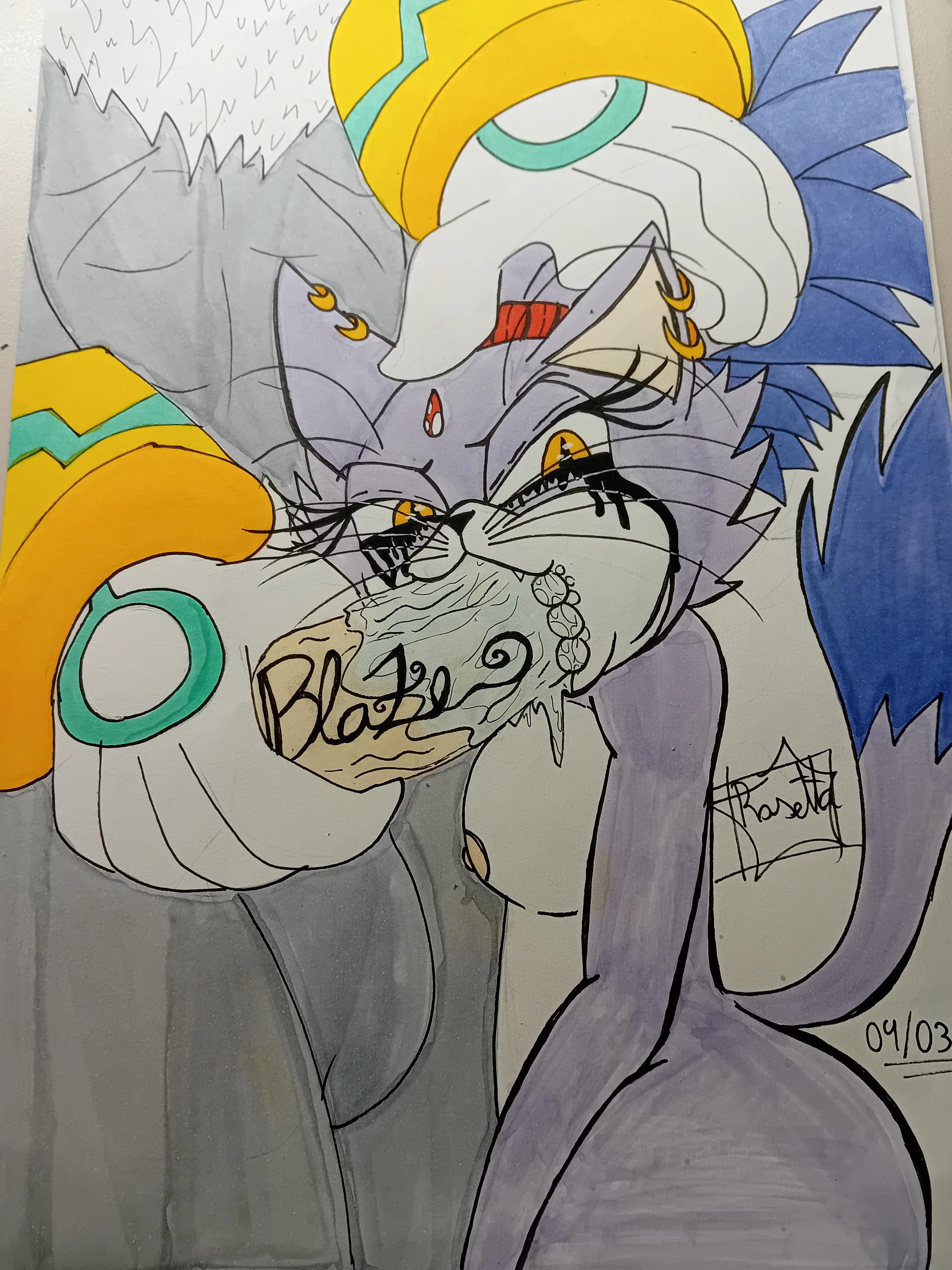 The princess got fed (Art by: Me)