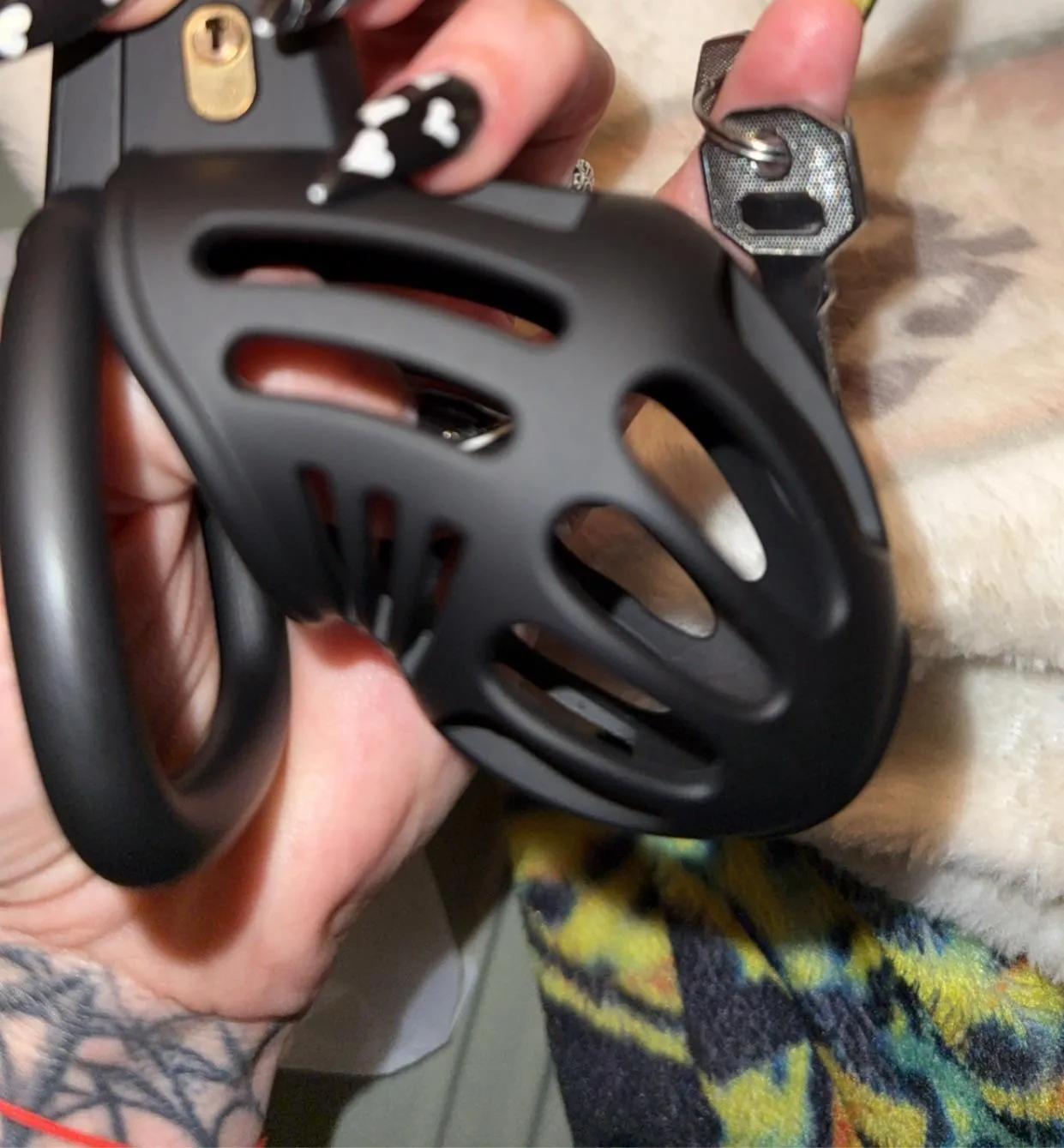 Which one of you little boys are ready to be locked up for Mommy?