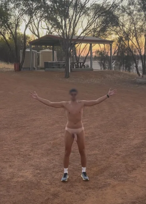 Why bother bringing any clothes on our camping trip?!