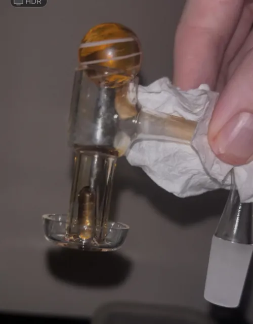 Clean meds your rosin should be burning this clean . This is after a .3-.35 of some key lime nana dog from they sieve