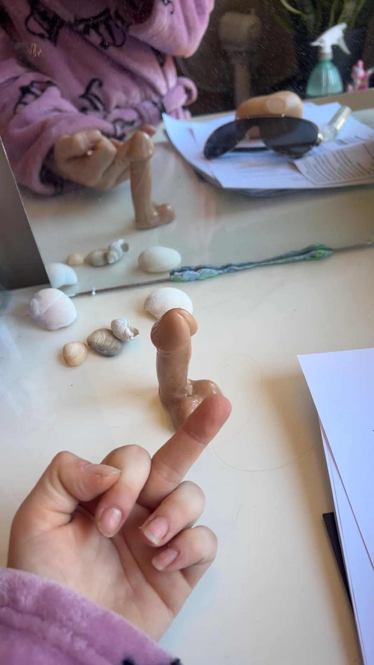 Flipping off the tiny shrimps of the world