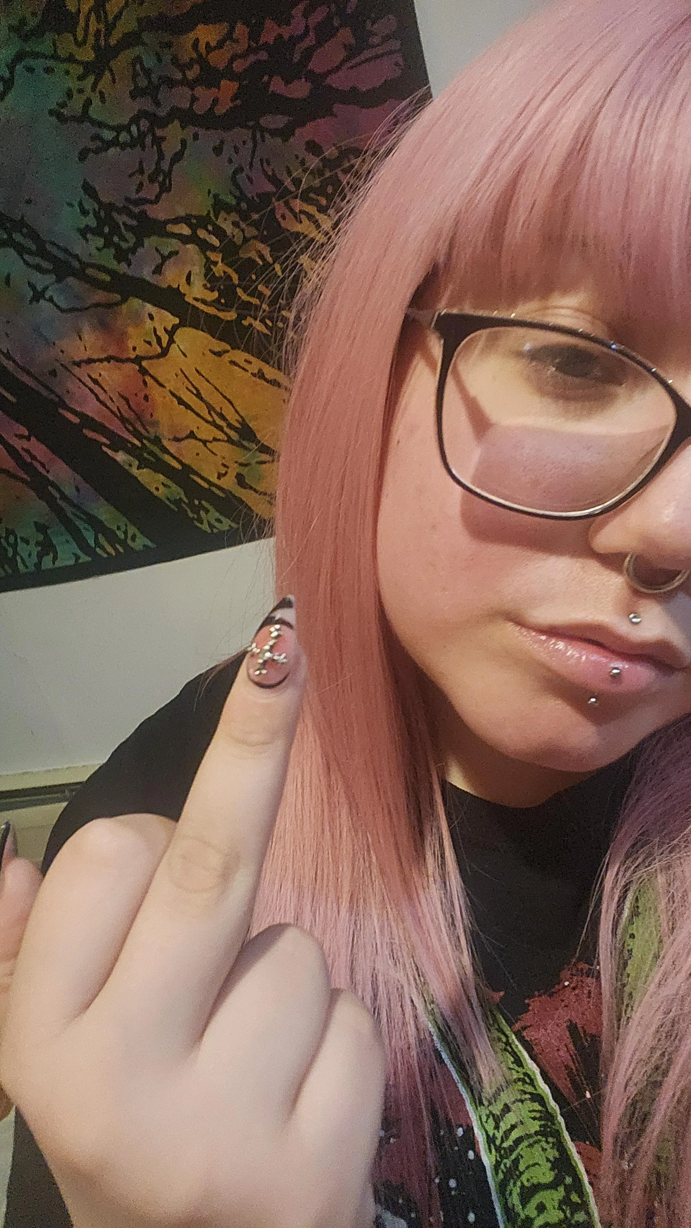 Love getting charms on my middle finger for flipping off losers like you <3