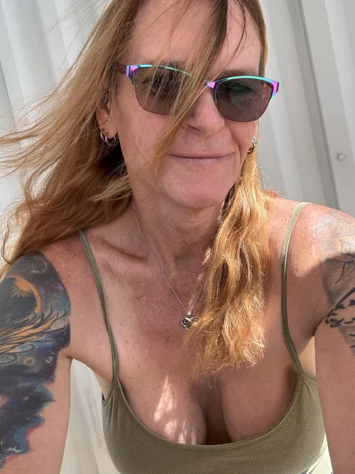 Out on my Harley today stopped at a little event at the motorcycle shop. Had a little lunch.