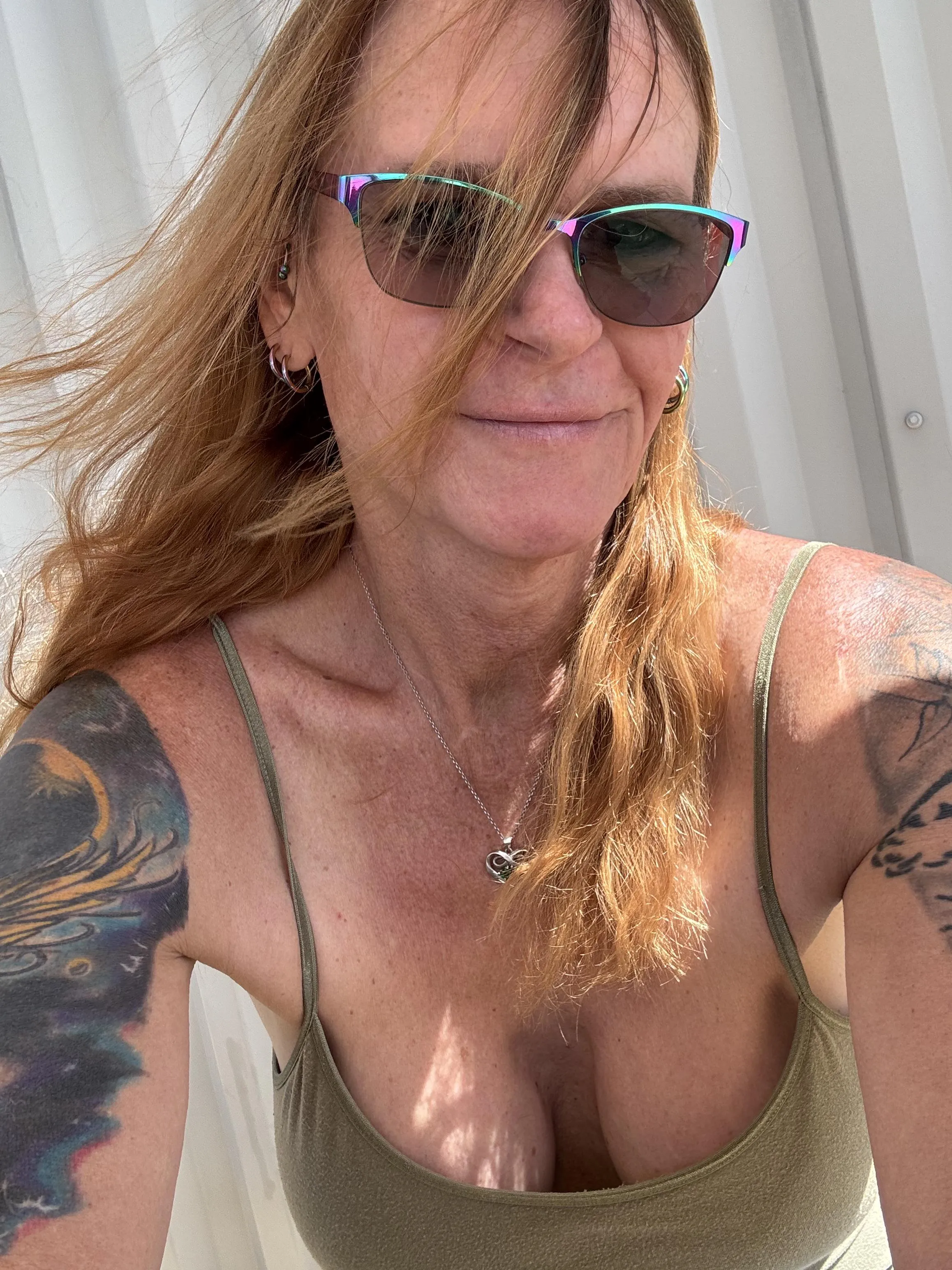 Out on my Harley today stopped at a little event at the motorcycle shop. Had a little lunch.