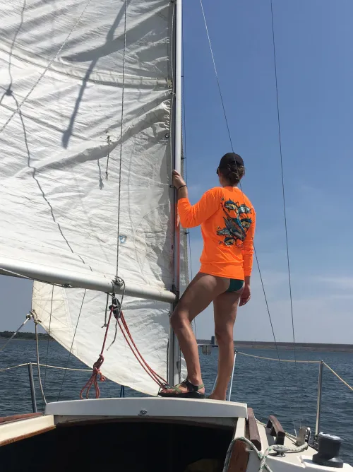 Throwback to the sailboat days that started all this Nauti-ness