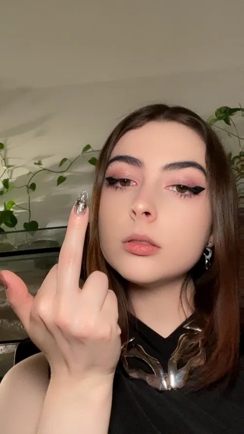 You have been blessed, say: „thank you goddess“