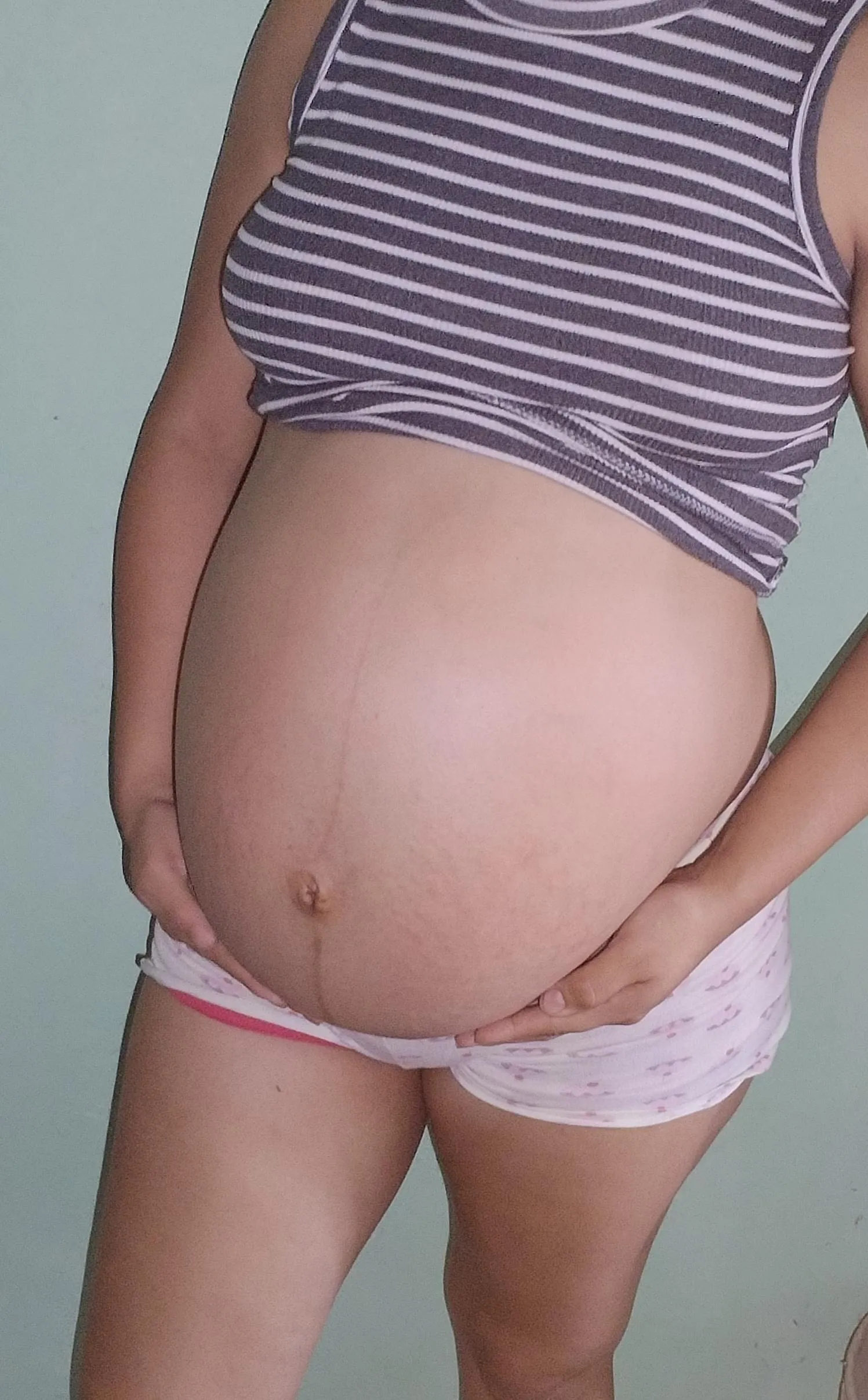 Counting the days until my baby bump explodes