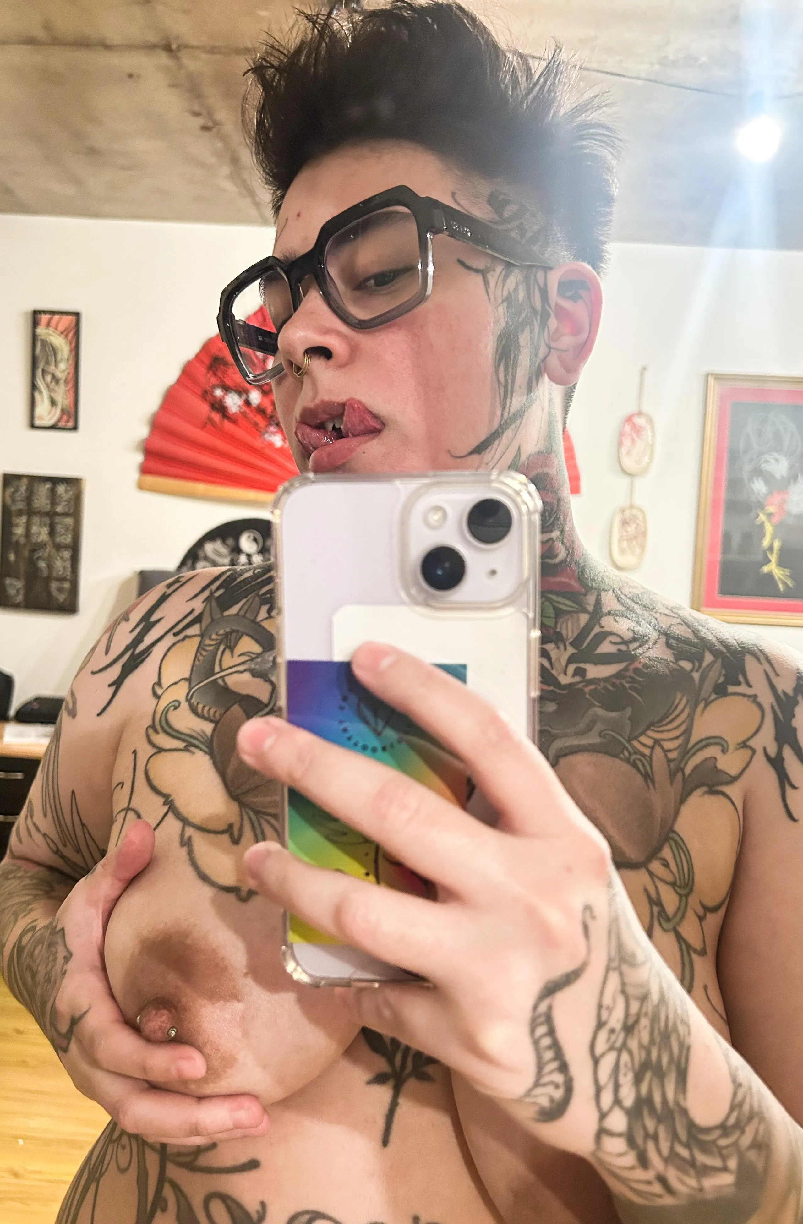 finishing a hard day's work