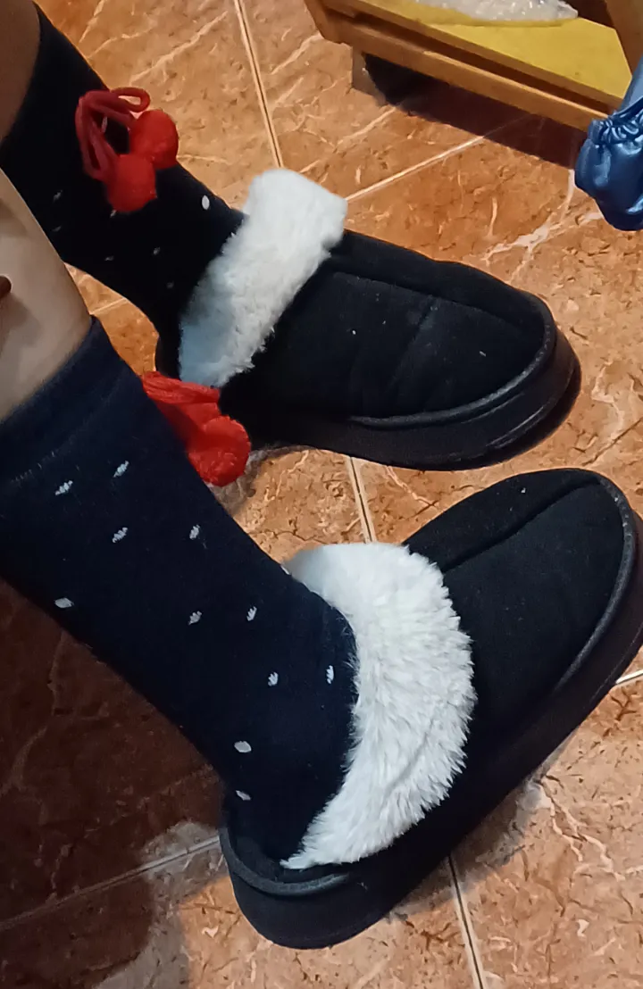 First post. Slippers and socks