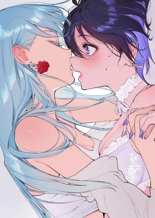 Fujin & Jun kiss [OC]