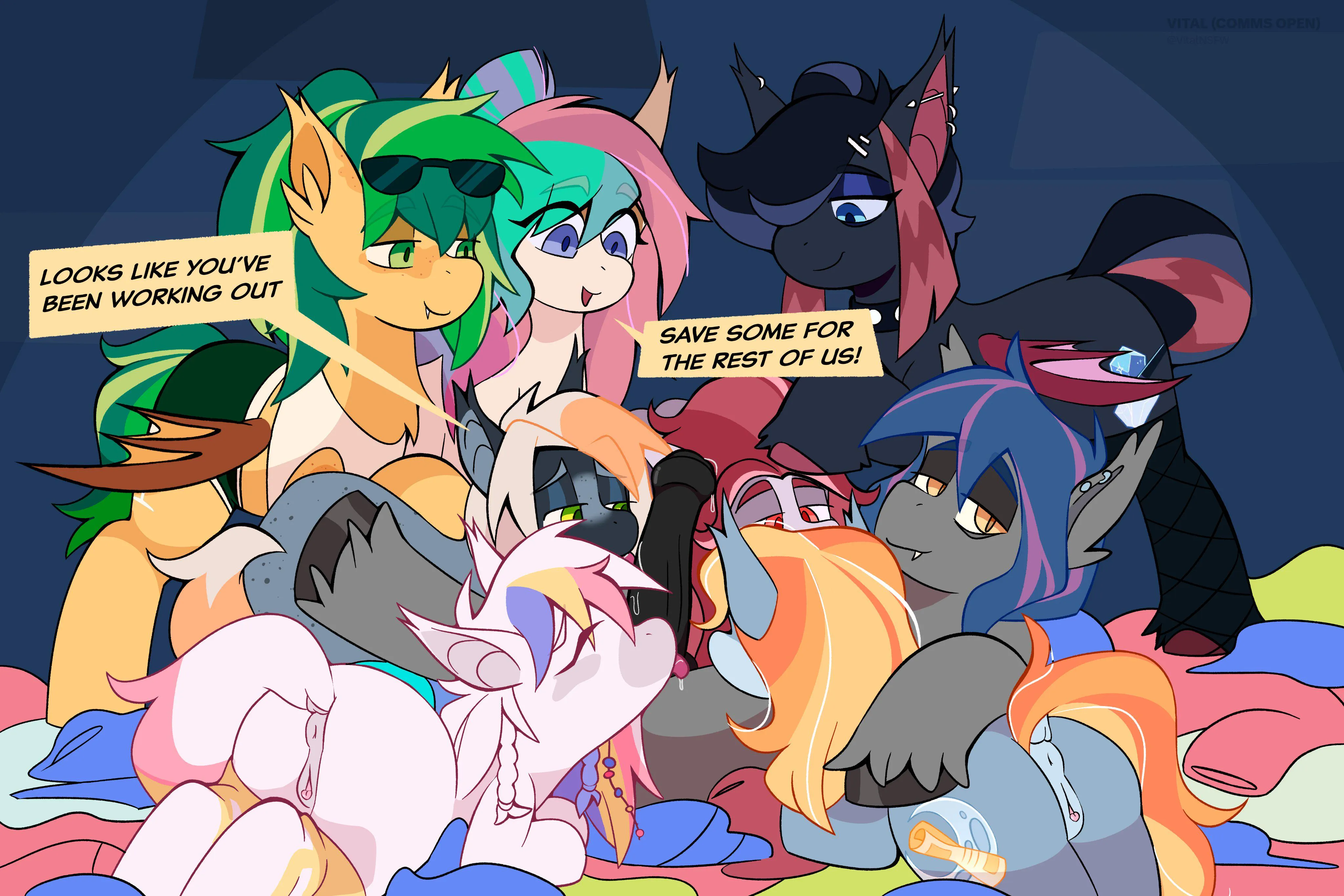 Harem, to much bats (vitalnsfw)