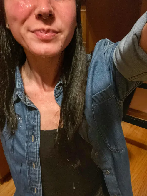 He can give me a facial any time he likes