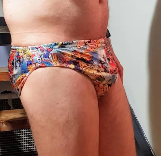 Old super hero swimmers