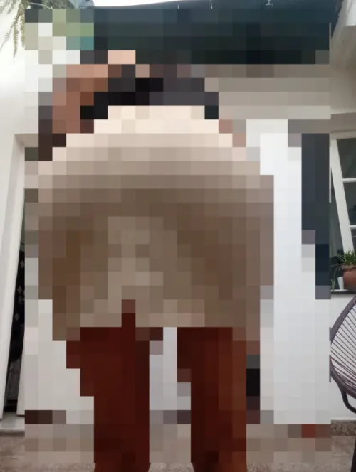 Real men see it without pixelation