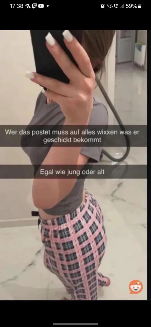 Schickt mir gerne was