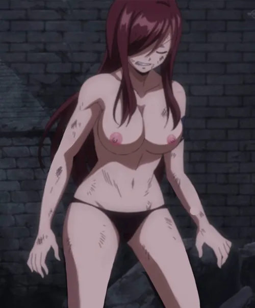 Sexy Battle-damaged Erza