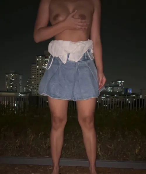 some fun up at the roof garden.