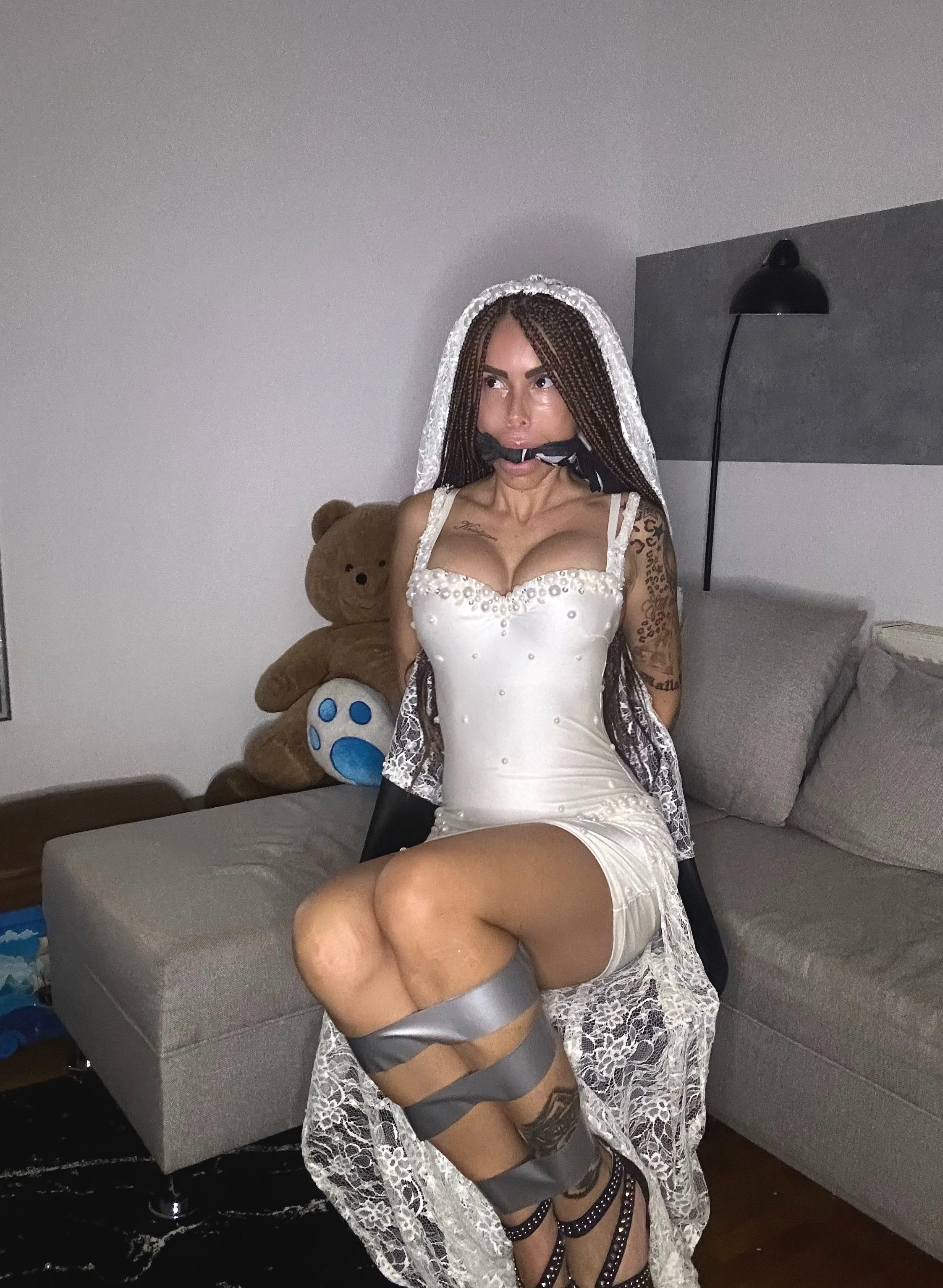 Vows sealed, lips too