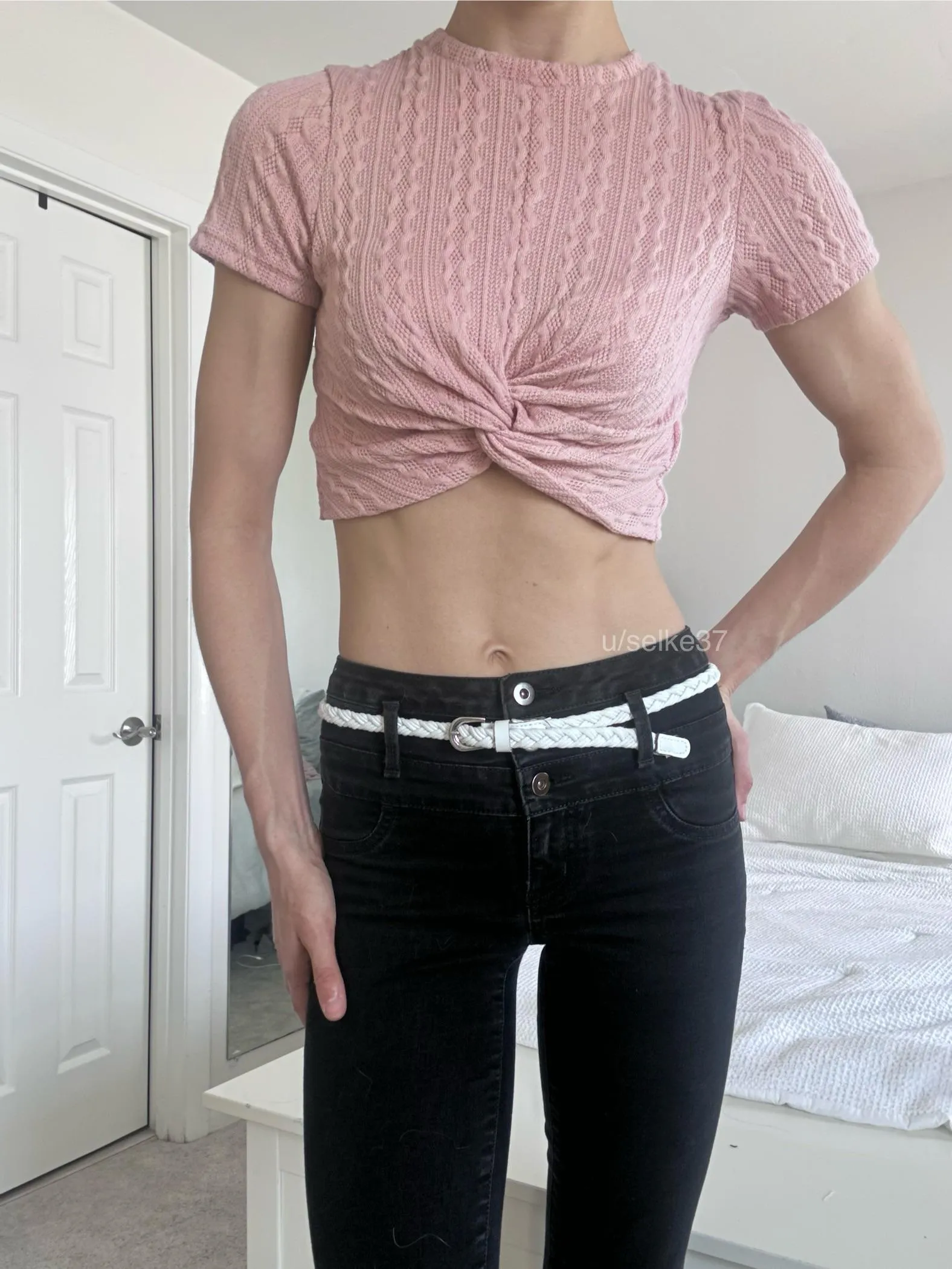 a cute early Spring crop top