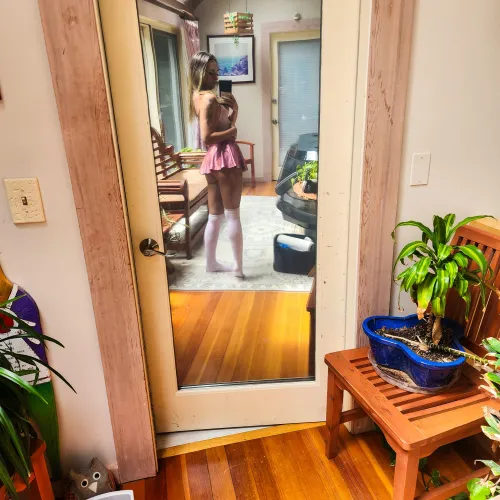 A glimpse of heaven… or hell, depending on your behavior.