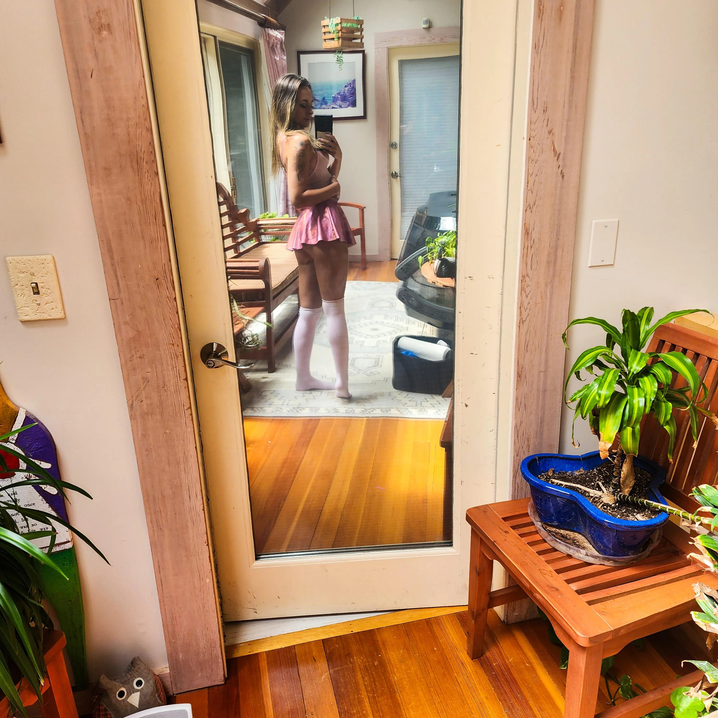 A glimpse of heaven… or hell, depending on your behavior.