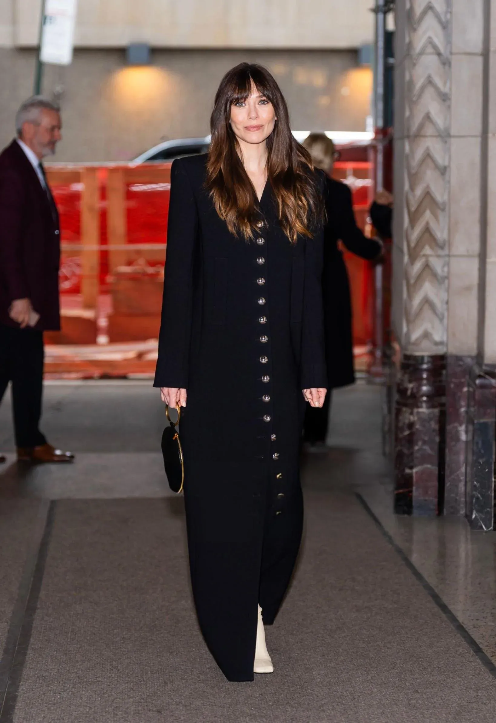 Elizabeth Olsen out in New York