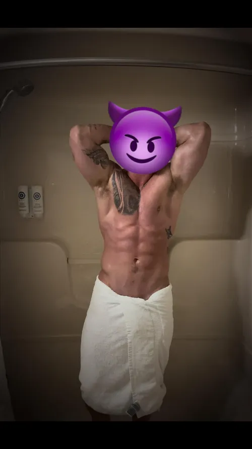 I think hotel showers are too small for me