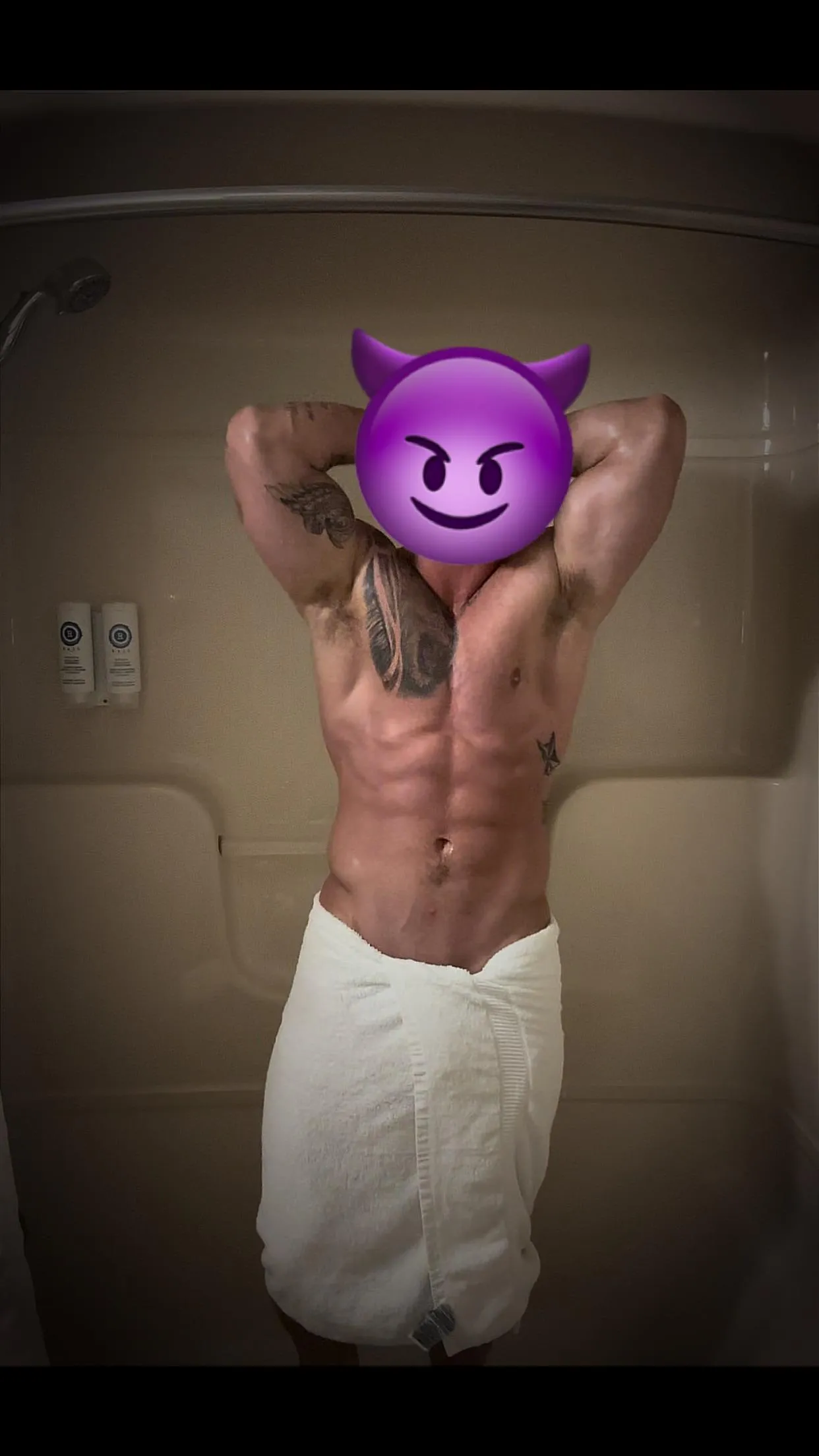 I think hotel showers are too small for me